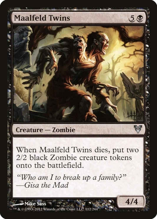 Image for Maalfeld Twins (112) (AVR) - Magic: The Gathering