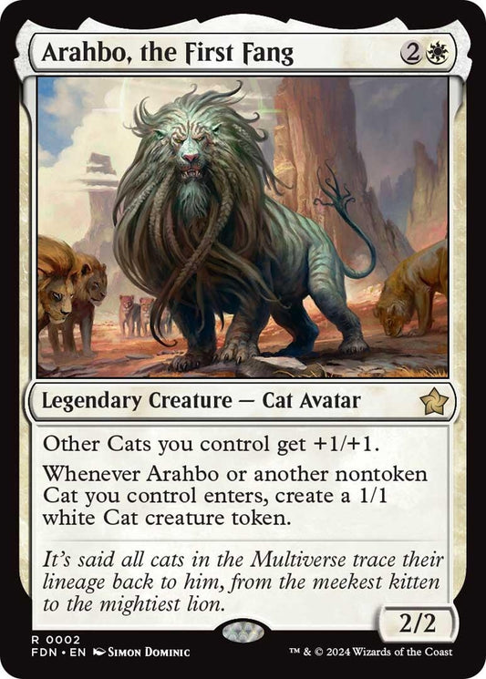 Image for Arahbo, the First Fang (2) (FDN) - Magic: The Gathering
