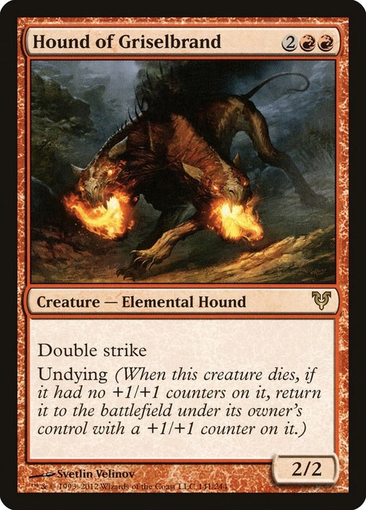 Image for Hound of Griselbrand (141) (AVR) - Magic: The Gathering