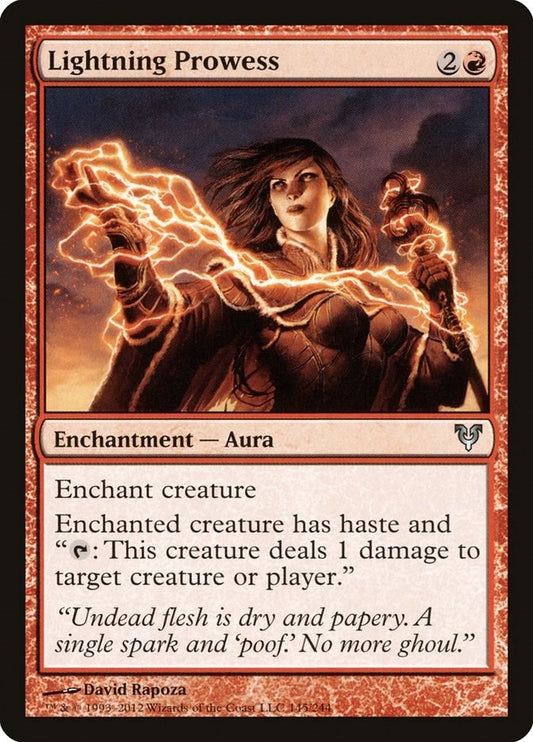Image for Lightning Prowess (145) (AVR) - Magic: The Gathering