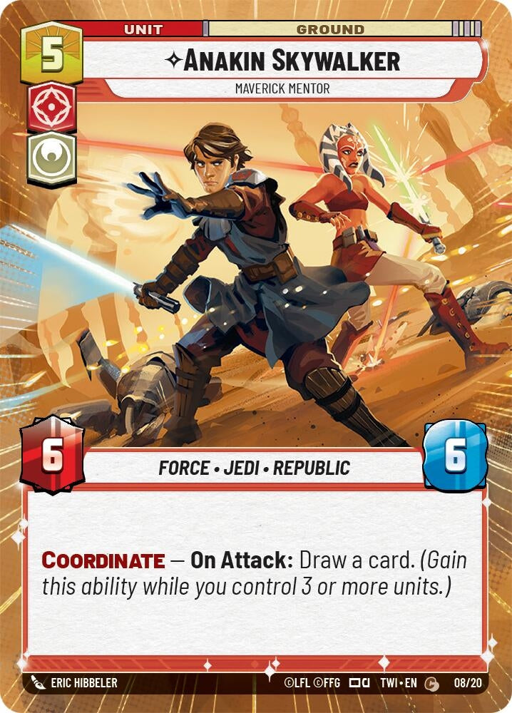 Anakin Skywalker - Maverick Mentor (Hyperspace) (08/20) (TWI-WPP)