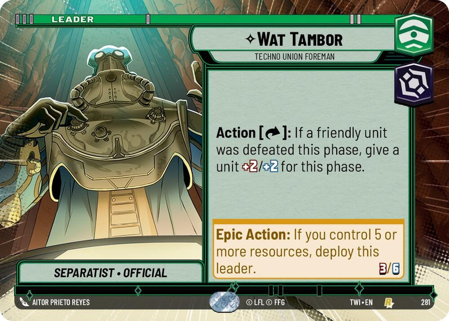 Wat Tambor - Techno Union Foreman (Hyperspace) (281) (TWI)
