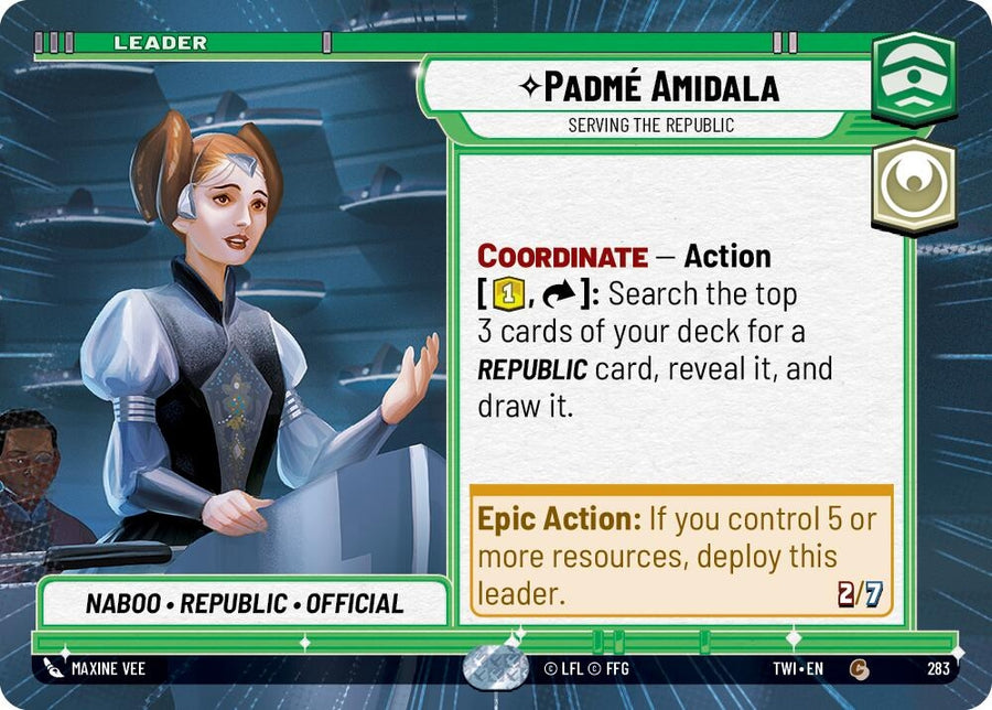 Padmé Amidala - Serving the Republic (Hyperspace) (283) (TWI)