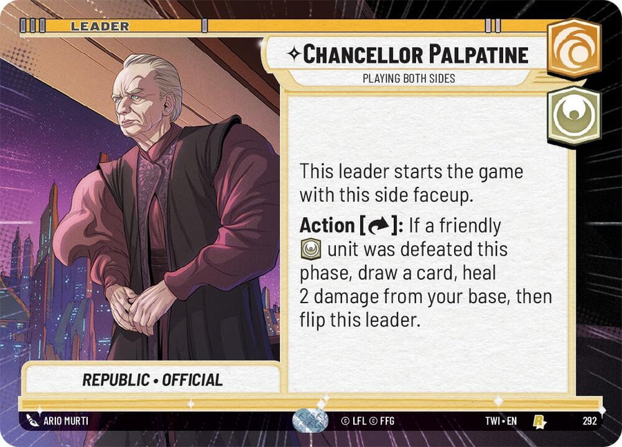 Chancellor Palpatine - Playing Both Sides (Hyperspace) (292) (TWI)