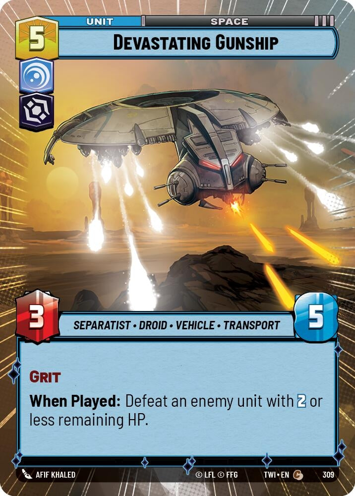 Devastating Gunship (Hyperspace) (309) (TWI)
