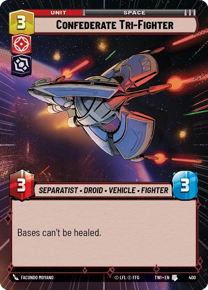 Confederate Tri-Fighter (Hyperspace) (400) (TWI)
