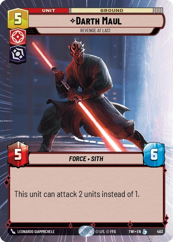 Darth Maul - Revenge At Last (Hyperspace) (403) (TWI)