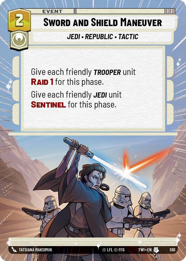 Sword and Shield Maneuver (Hyperspace) (510) (TWI)