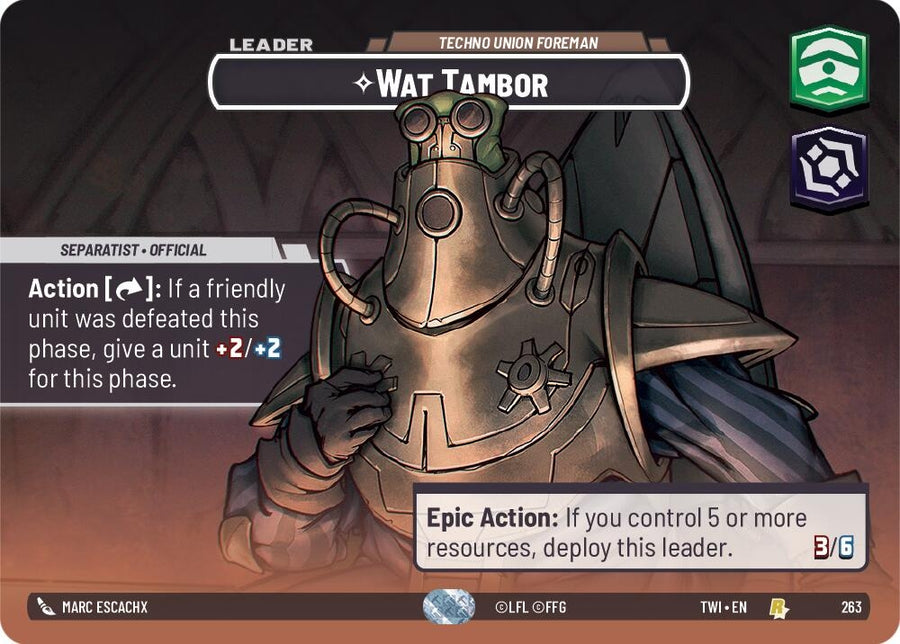 Wat Tambor - Techno Union Foreman (Showcase) (263) (TWI)