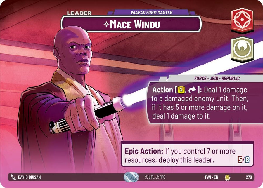 Mace Windu - Vaapad Form Master (Showcase) (270) (TWI)