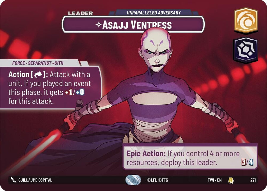 Asajj Ventress - Unparalleled Adversary (Showcase) (271) (TWI)