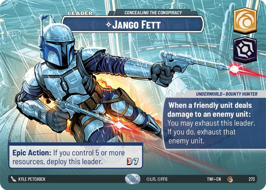 Jango Fett - Concealing the Conspiracy (Showcase) (273) (TWI)