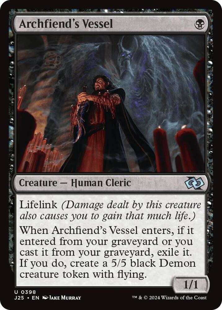 Archfiend's Vessel (398) (J25)