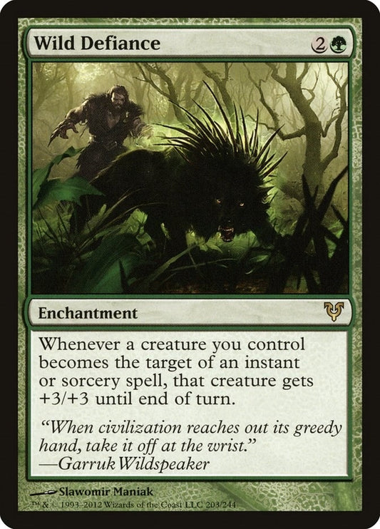 Image for Wild Defiance (203) (AVR) - Magic: The Gathering