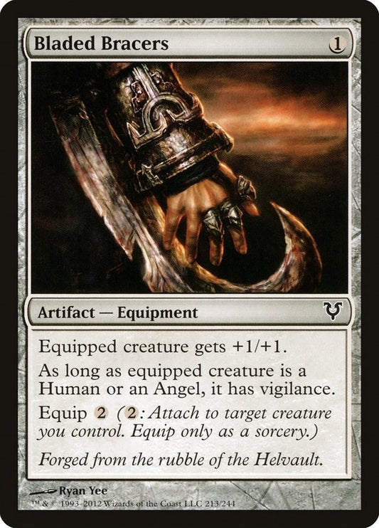 Image for Bladed Bracers (213) (AVR) - Magic: The Gathering
