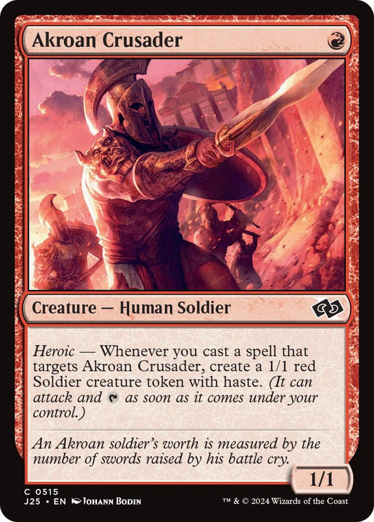 Image for Akroan Crusader (515) (J25) - Magic: The Gathering