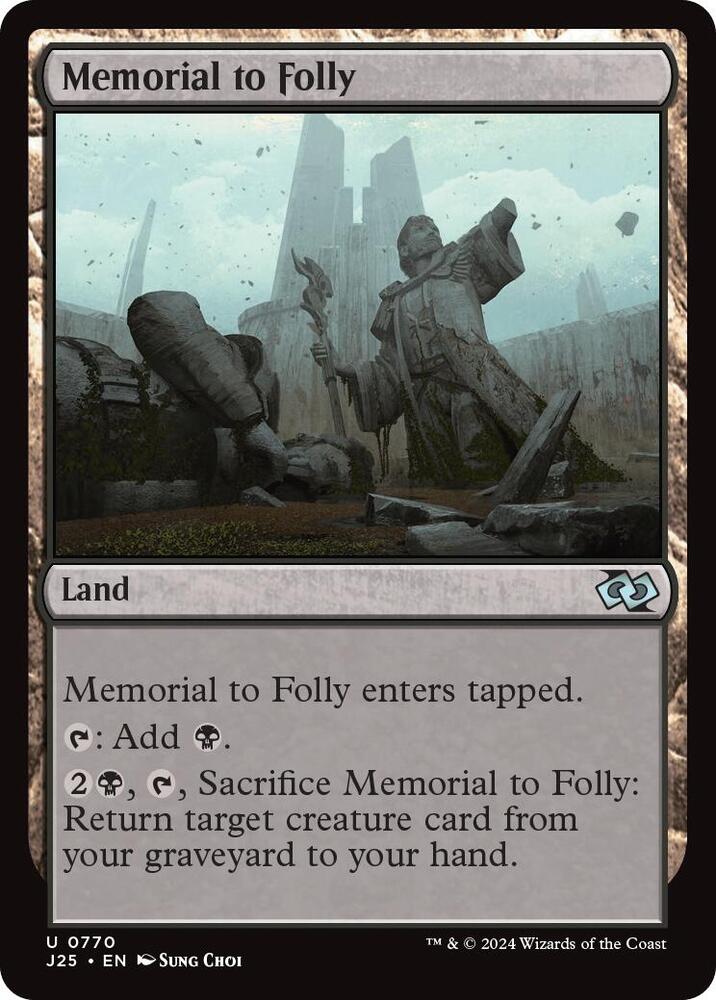 Memorial to Folly (770) (J25)