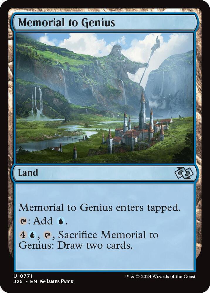 Memorial to Genius (771) (J25)