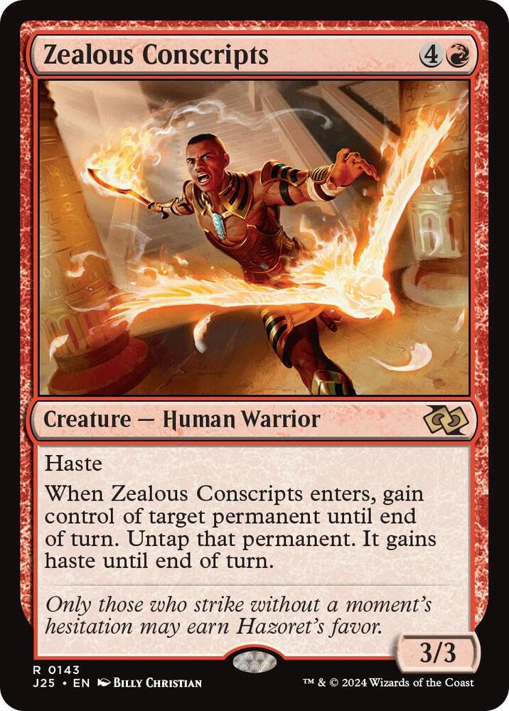 Zealous Conscripts (143) (J25)