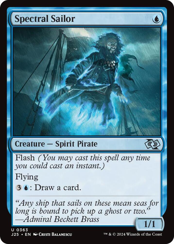 Spectral Sailor (363) (J25)