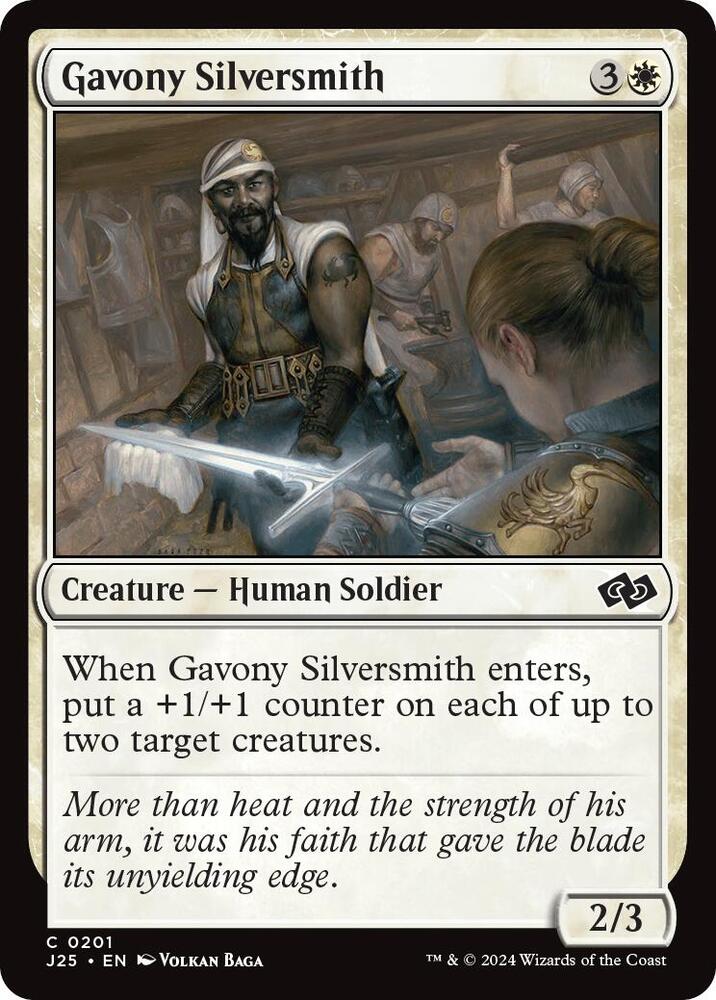 Gavony Silversmith (201) (J25)