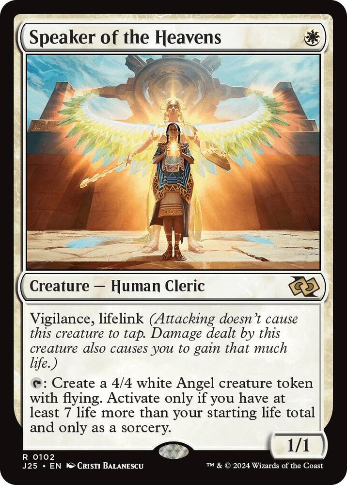 Speaker of the Heavens (102) (J25)