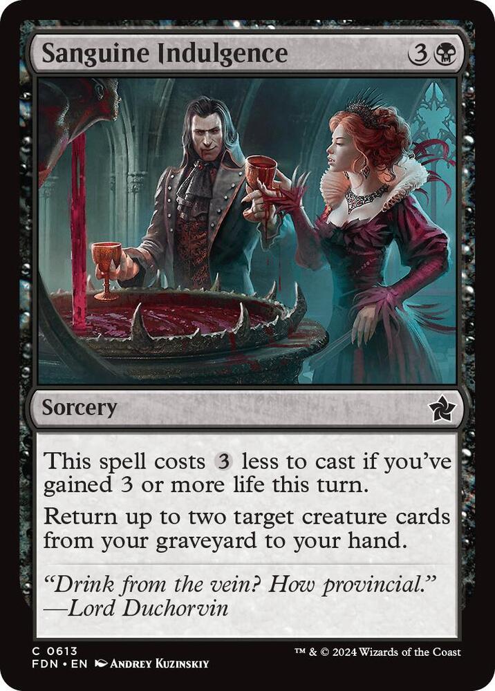 Sanguine Indulgence (613) (FDN)
