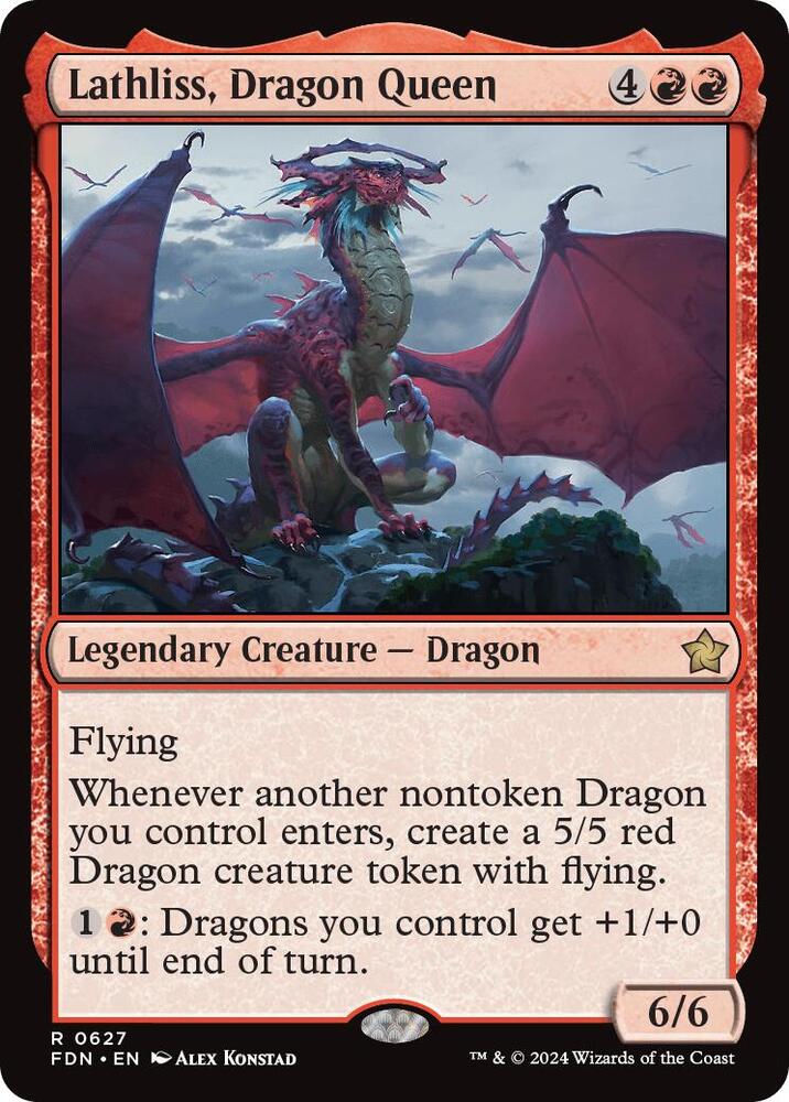 Lathliss, Dragon Queen (627) (FDN)