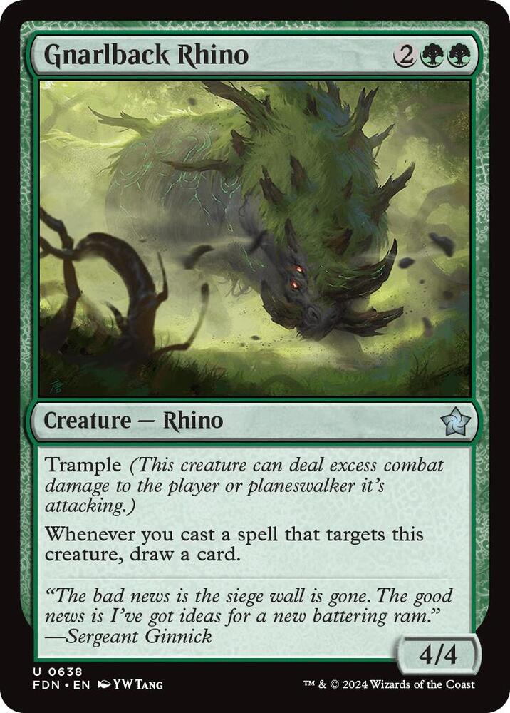 Gnarlback Rhino (638) (FDN)