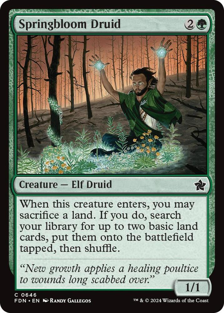 Springbloom Druid (0646) (646) (FDN)
