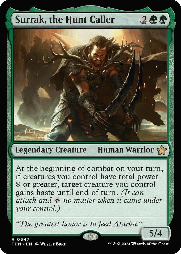 Surrak, the Hunt Caller (0647) (647) (FDN)