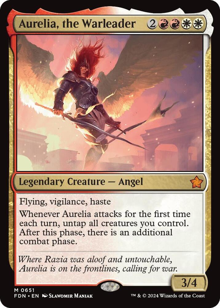 Aurelia, the Warleader (651) (FDN)