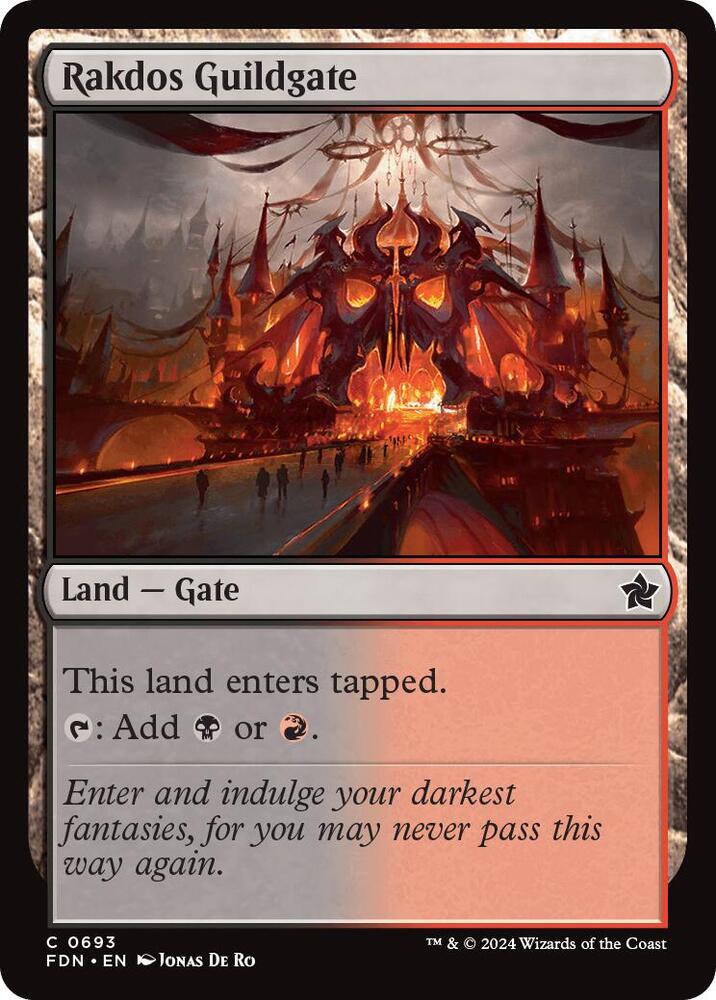 Rakdos Guildgate (693) (FDN)