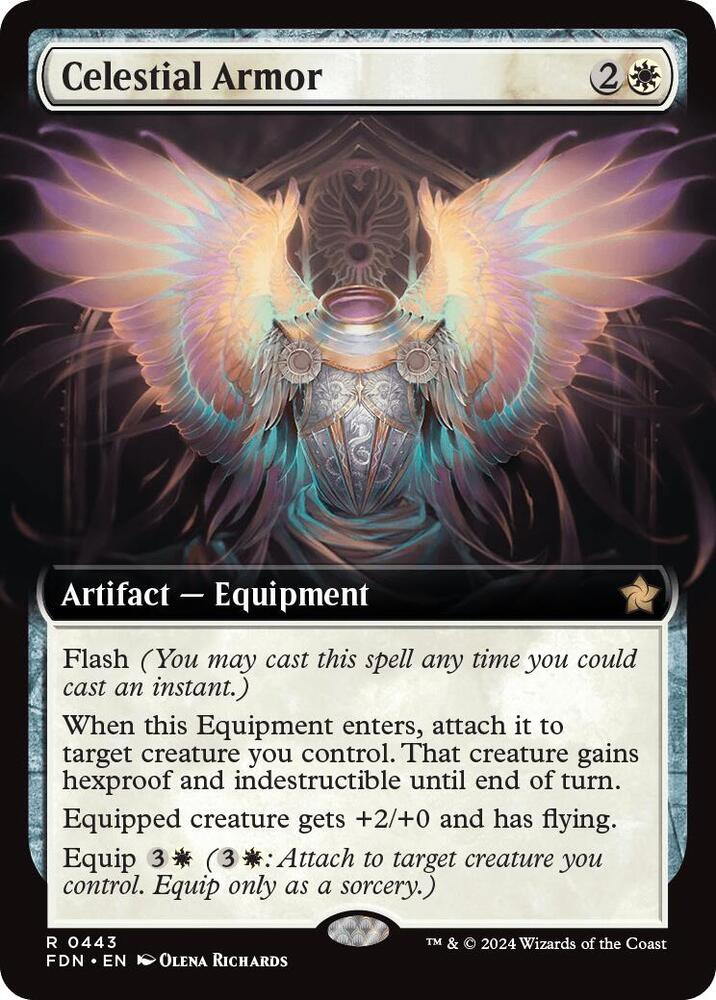 Celestial Armor (Extended Art) (443) (FDN)