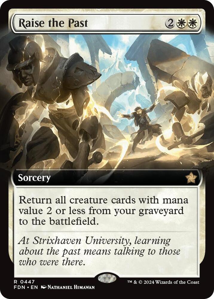Raise the Past (Extended Art) (447) (FDN)