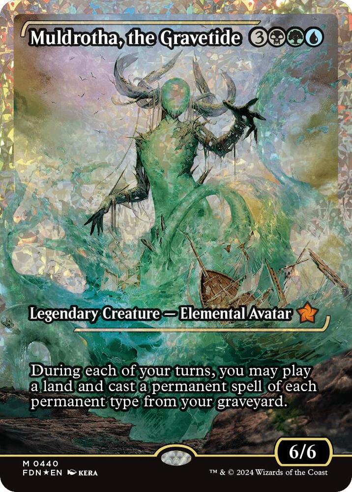 Muldrotha, the Gravetide (Showcase) (Fracture Foil) (440) (FDN)
