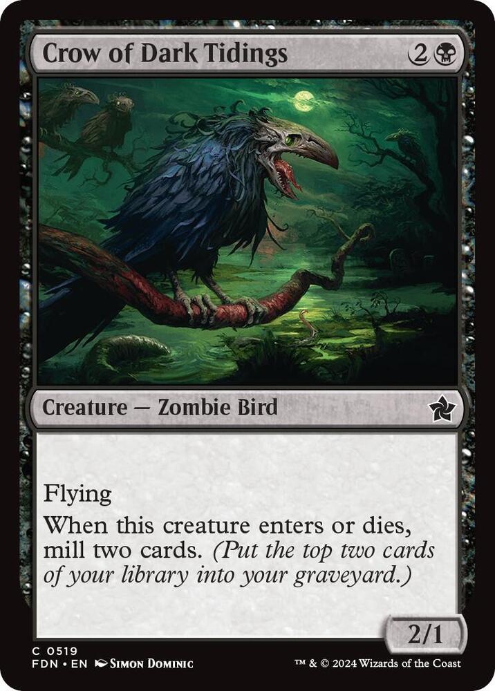 Crow of Dark Tidings (519) (FDN)