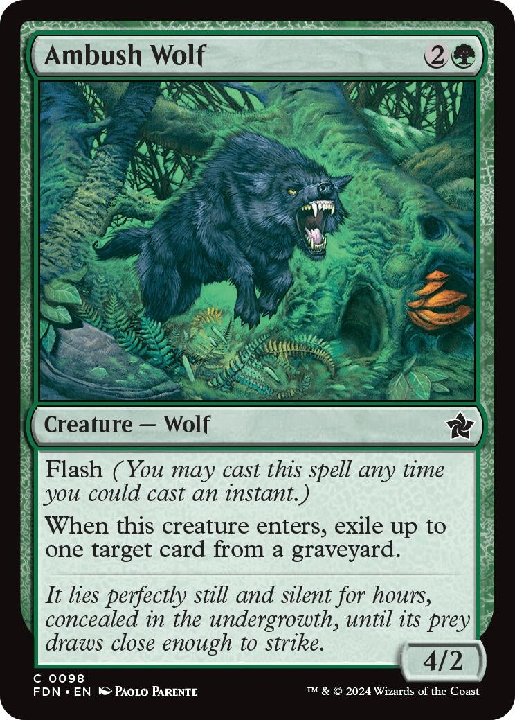 Ambush Wolf (98) (FDN)