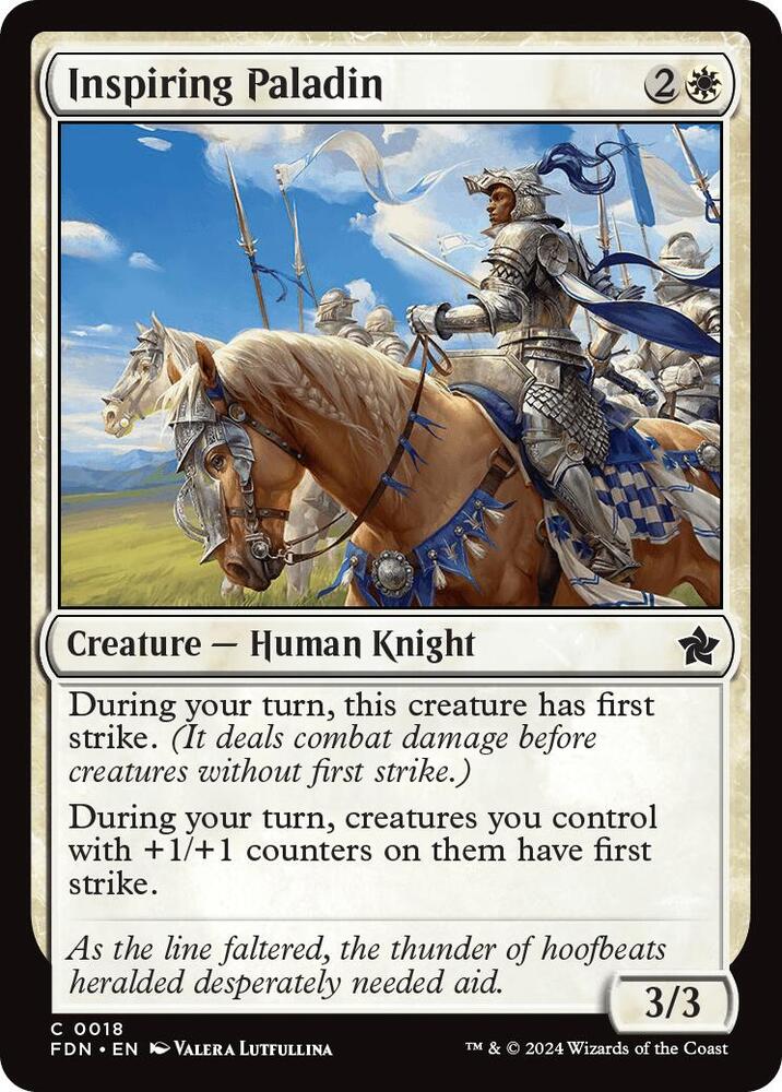 Inspiring Paladin (18) (FDN)