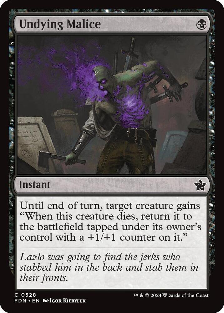 Undying Malice (528) (FDN)