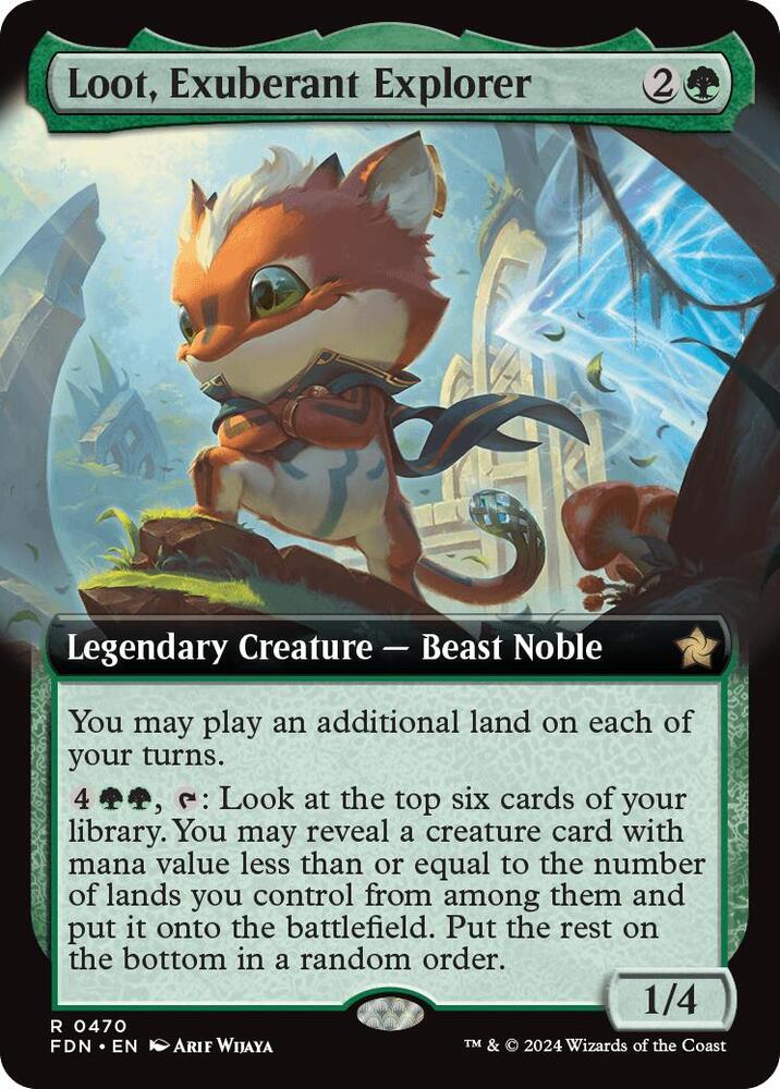 Loot, Exuberant Explorer (Extended Art) (470) (FDN)