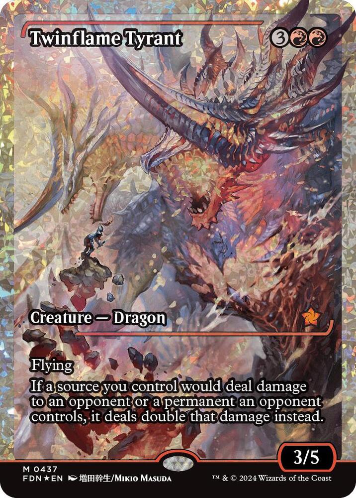 Twinflame Tyrant (Showcase) (Fracture Foil) (437) (FDN)