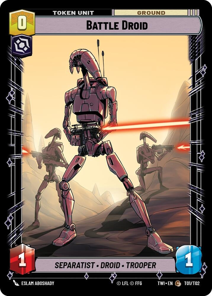Battle Droid // Clone Trooper (T01 // T02) (TWI)