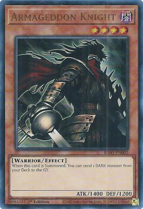 Armageddon Knight (UR) (RA03-EN002) (RA03)