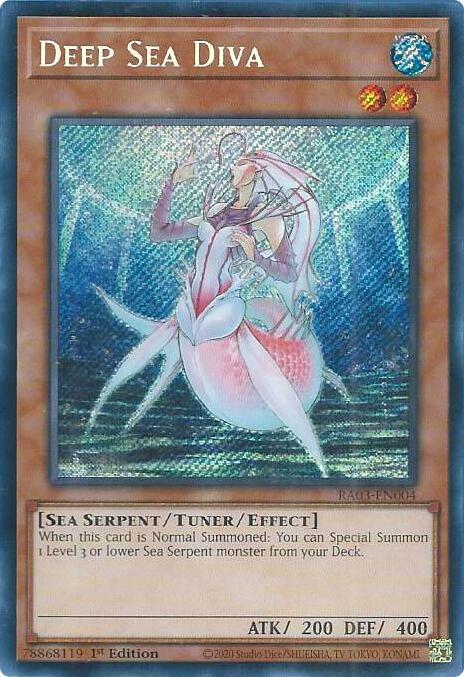 Deep Sea Diva (Secret Rare) (RA03-EN004) (RA03)