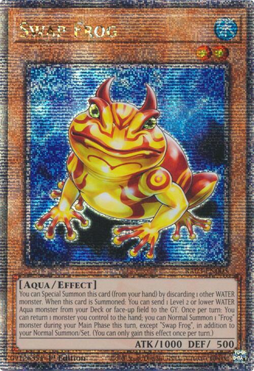 Swap Frog (Quarter Century Secret Rare) (RA03-EN005) (RA03)