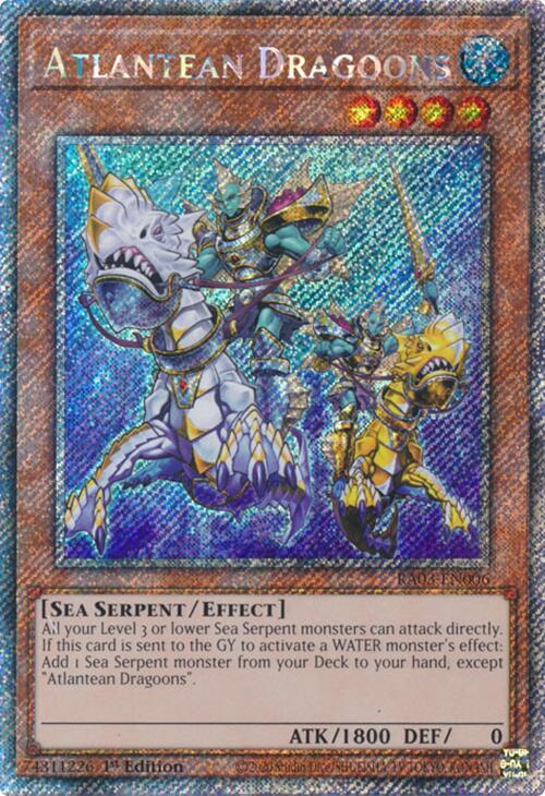 Atlantean Dragoons (Platinum Secret Rare) (RA03-EN006) (RA03)