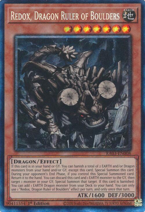 Redox, Dragon Ruler of Boulders (PCR) (RA03-EN008) (RA03)