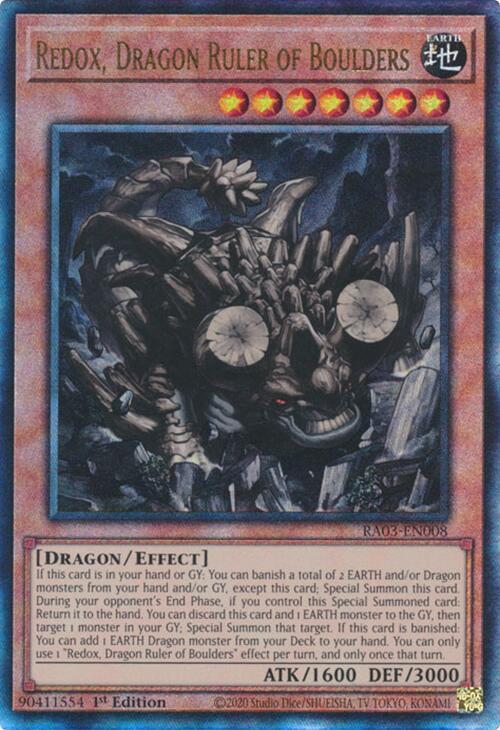 Redox, Dragon Ruler of Boulders (PUR) (RA03-EN008) (RA03)