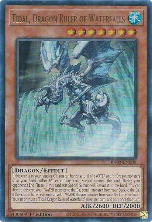 Tidal, Dragon Ruler of Waterfalls (UR) (RA03-EN009) (RA03)